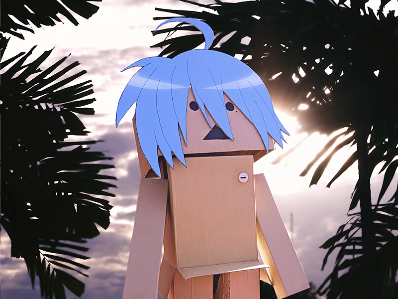 Danbo Crossover Photo Retouching